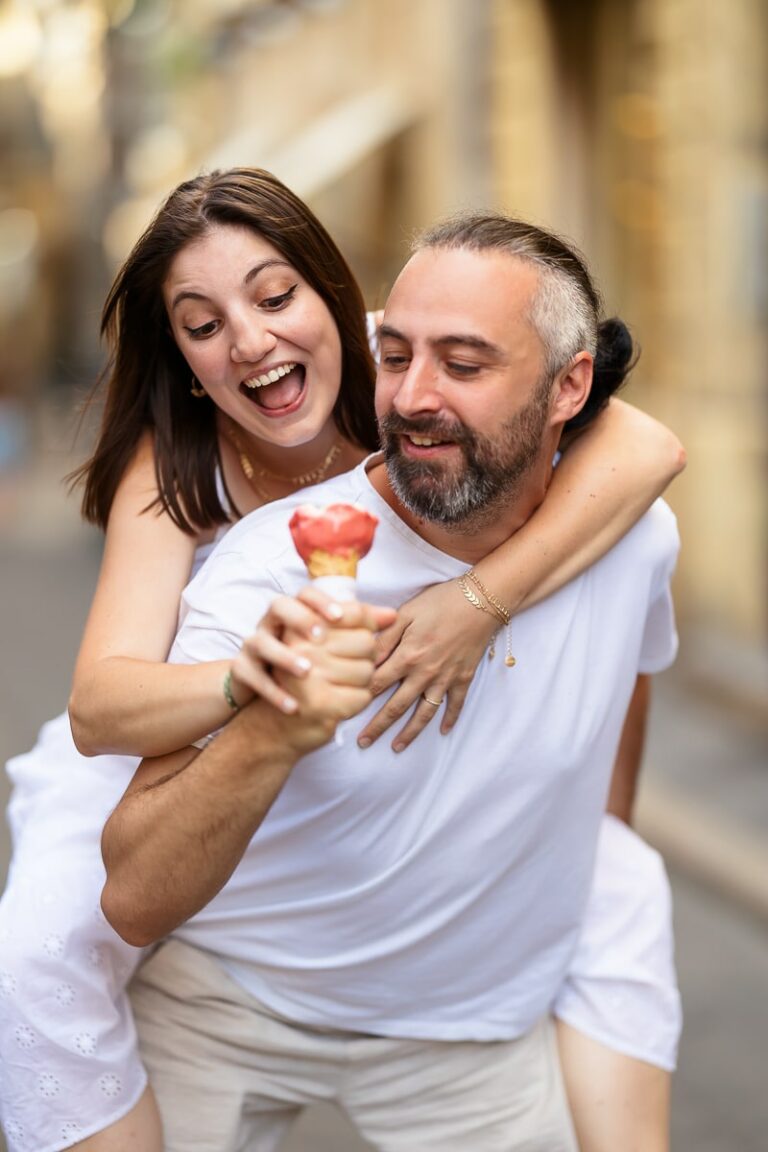 Photo couple instant volé à Martigues