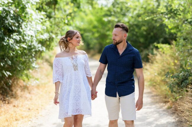 Séance couple plage Côte Bleue