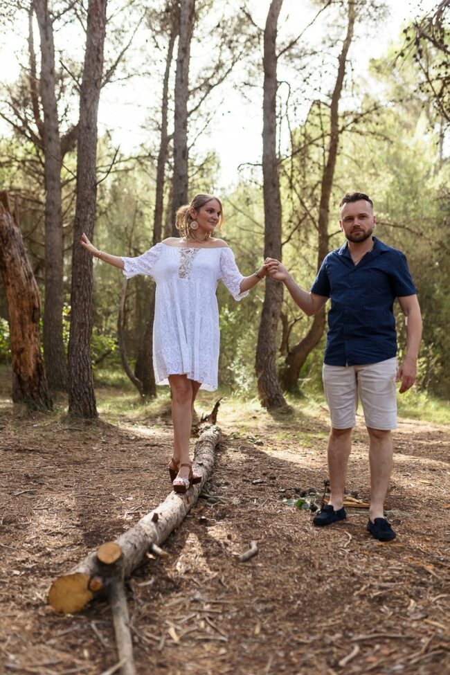Séance engagement romantique à Istres