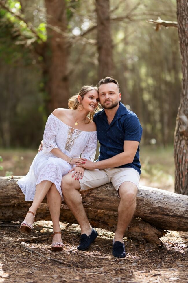 Séance photo naturelle couple à Salon-de-Provence