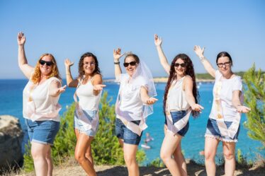 Photographe EVJF entre filles plage