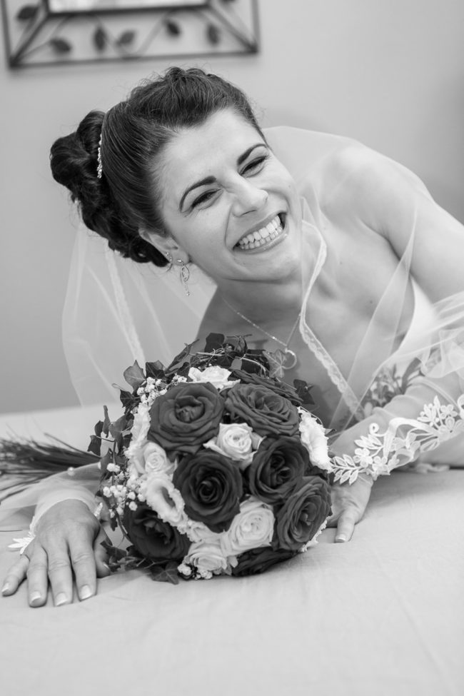 photo de mariage noir et blanc