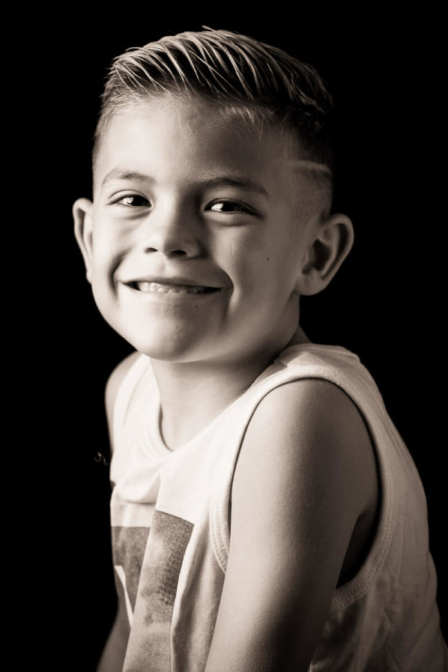 shooting professionnel enfant