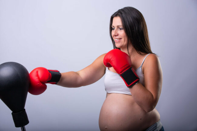 shooting photo grossesse