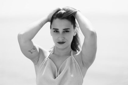 Photographe portrait dans la colline