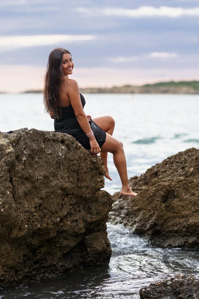 Portrait au bord de mer à Martigues
