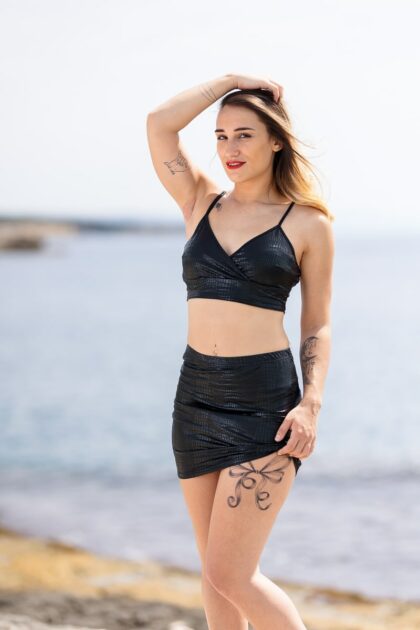 Portrait en bord de mer à Sausset