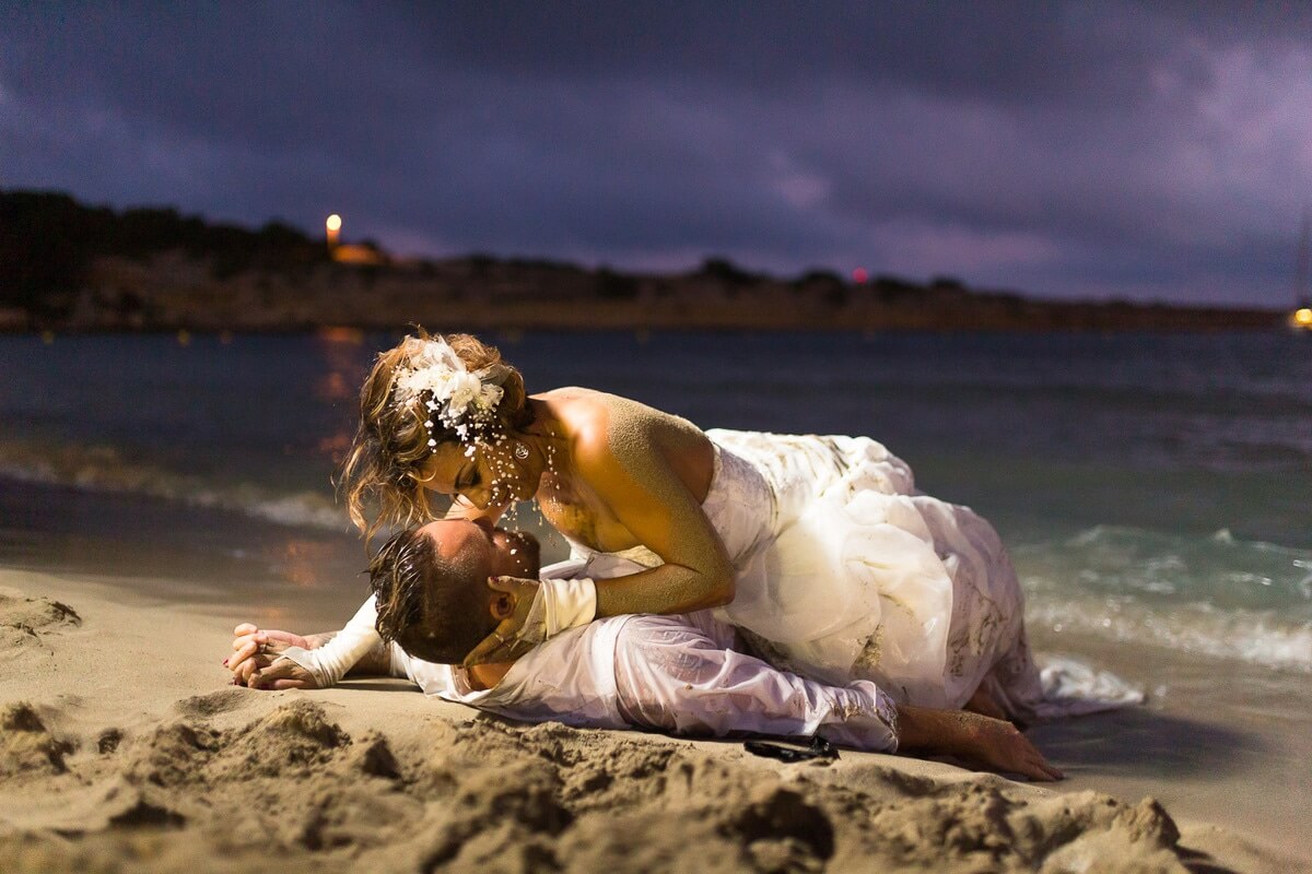 Photographe mariage Bouches-du-Rhône photo de mariée à la plage