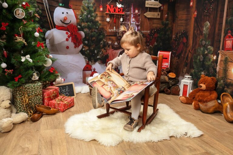 Ambiance chaleureuse séance photo Noël Fos-sur-Mer