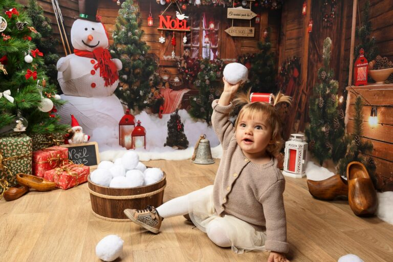 Bonhomme de neige séance photo Marignane