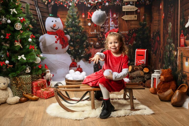 Chalet en bois séance photo Noël Carry-le-Rouet