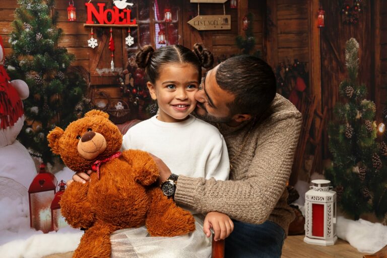 Décor de Noël pour séance photo Gardanne