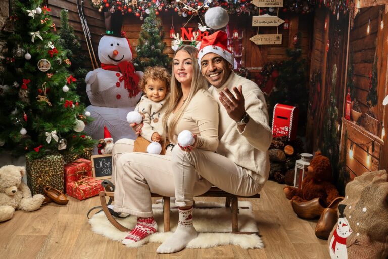 Décoration de Noël séance photo La Fare-les-Oliviers