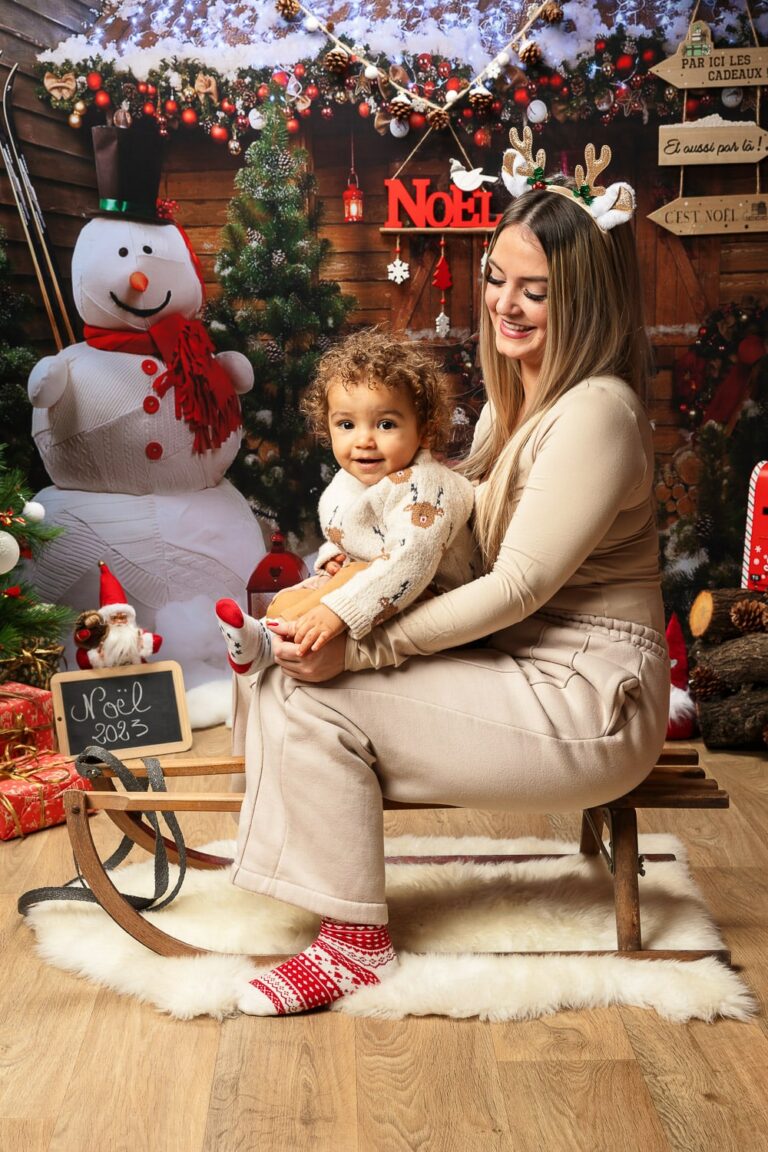 Joie de Noël séance photo Saint-Victoret