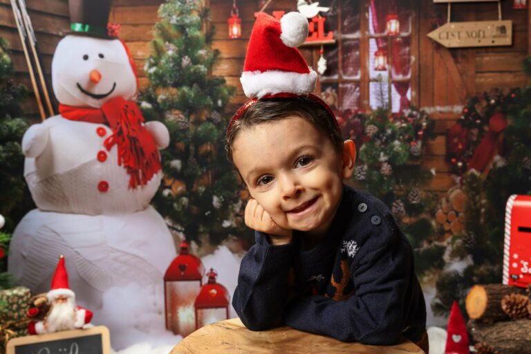 Photos de Noël originales séance photo