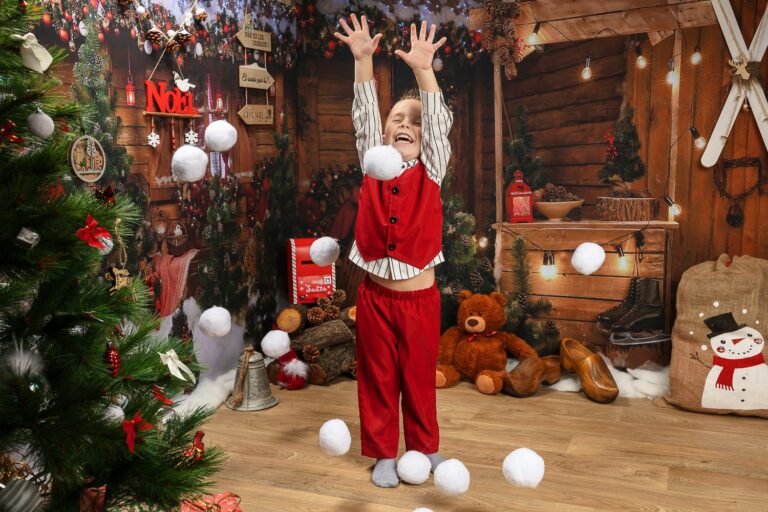 Photos de Noël originales séance photo Port-de-Bouc