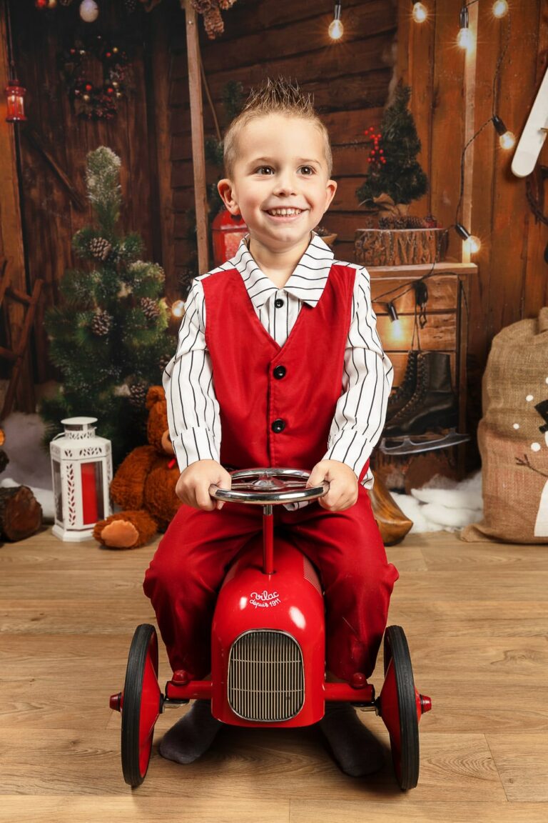 Sourires d'enfants Noël séance photo Aix-en-Provence