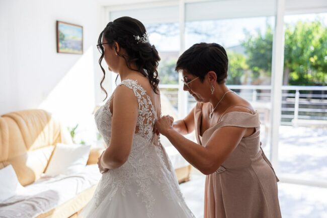 Reportage photo préparatifs Mariage Éguilles