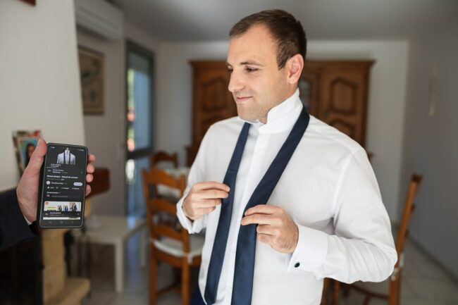 Reportage photo préparatifs Mariage Lançon-Provence