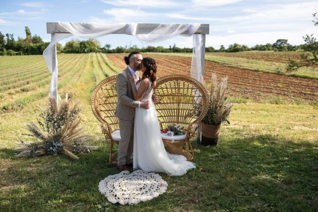 Photo mariage engagement symbolique Les Pennes-Mirabeau