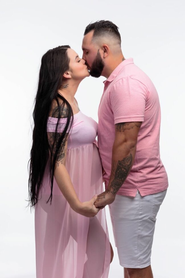 Photographe grossesse en couple Bouches du Rhône
