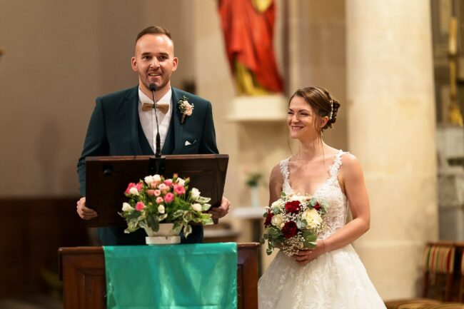 Photographe mariage catholique Bouc-Bel-Air