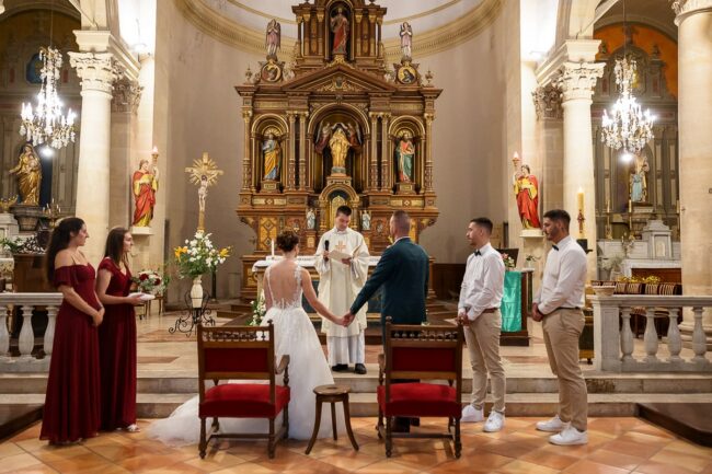Photographe mariage catholique Gréasque