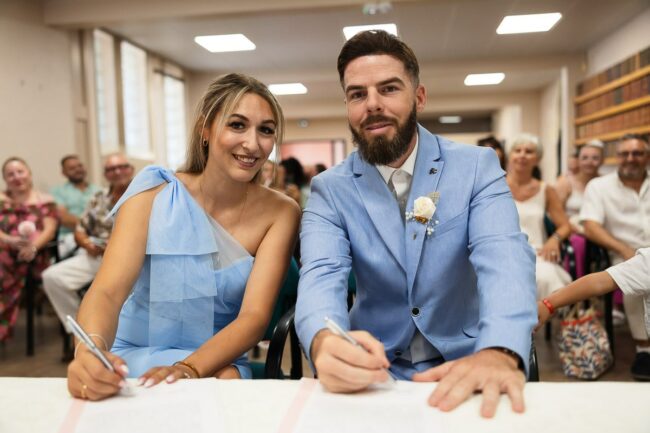 Photographe mariage mairie Bouches-du-Rhône
