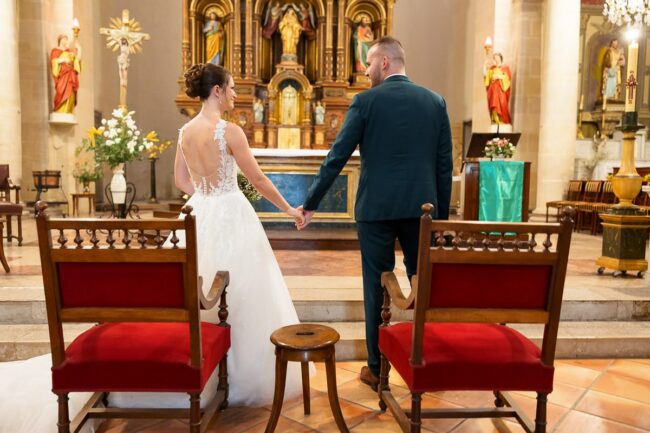 Reportage photo mariage bénédiction Simiane-Collongue
