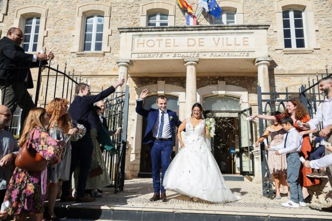 Reportage photo mariage cérémonie civile Marseille