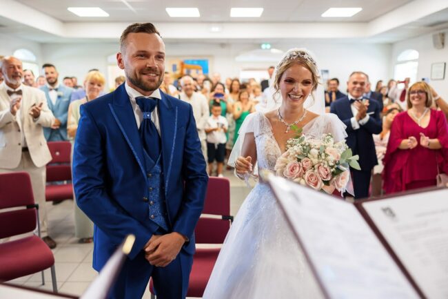 Reportage photo mariage cérémonie civile Vitrolles