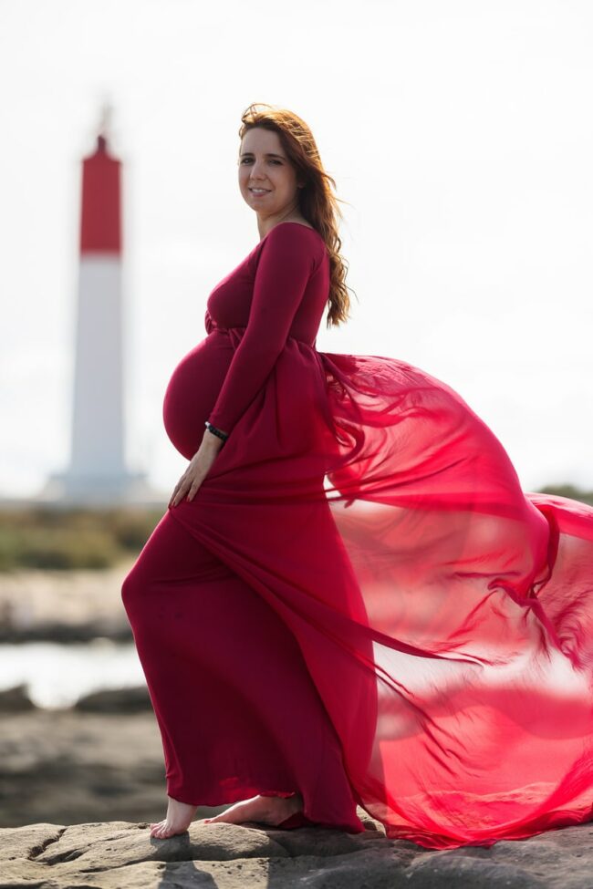 Séance photo maternité Cote bleue