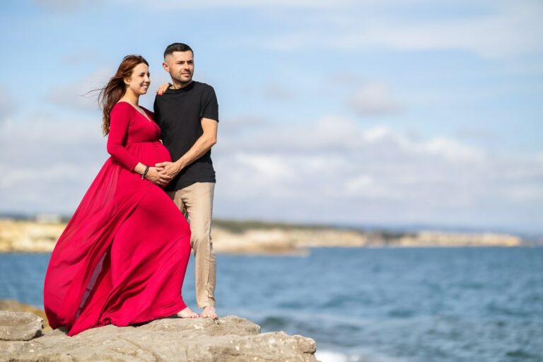 Shooting photo maternité Cote bleue