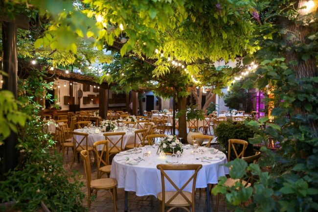 Photo déco mariage lanternes Marignane