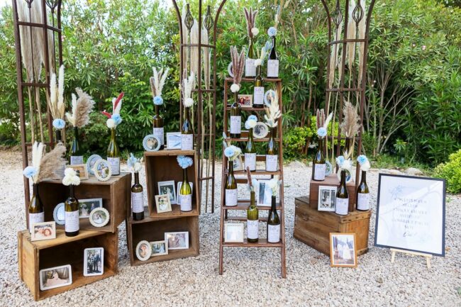 Photo mariage déco romantique Les Pennes-Mirabeau