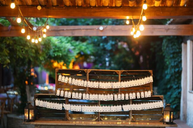 Photo mariage décoration nature, Gémenos