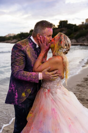 Photo-mariage-seance-trash-the-dress-aix-en-provence-color-run