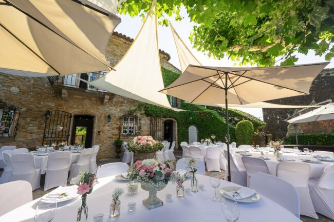 Photographe déco de salle mariage Gignac-la-Nerthe