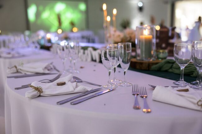 Photographe détails table d’honneur La Fare-les-Oliviers