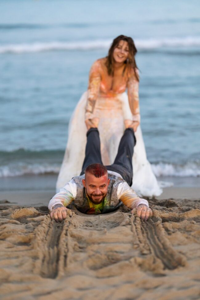 Photographe mariage Côte Bleue mer