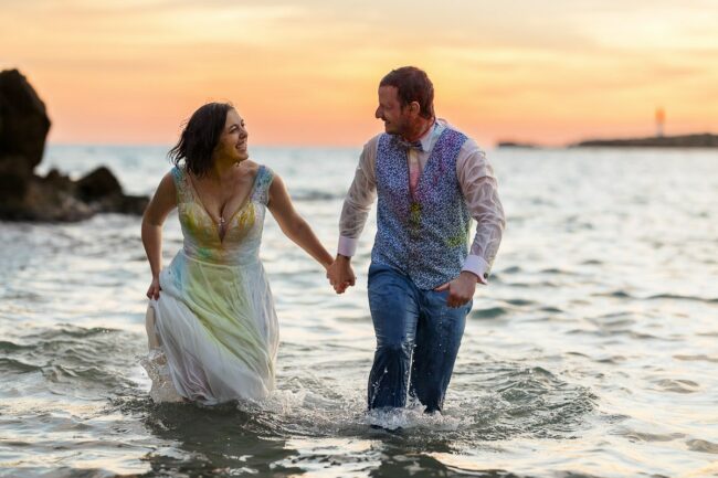 Photographe mariage Plage du Verdon Martigues