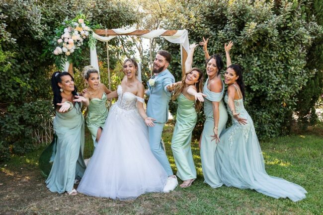 Photographe mariage fou rire collectif Cassis