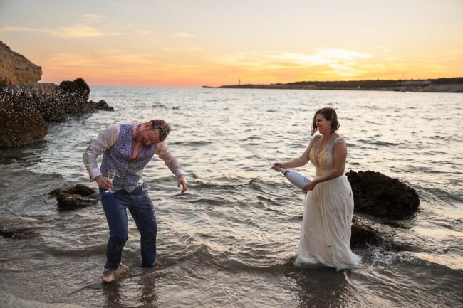 Photographe mariage plage Martigues