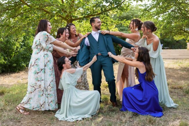 Photographe mariage portrait collectif Marignane