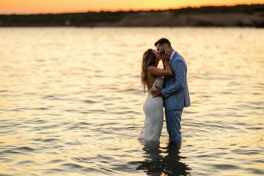 Photographie after wedding Carro plage