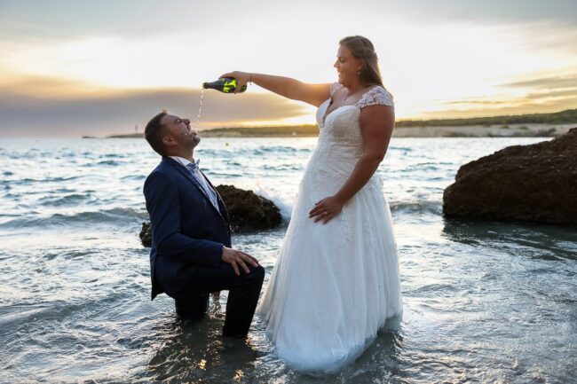 Photographie de mariage Côte Bleue