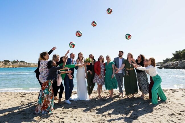 Reportage photo grands groupes mariage Istres
