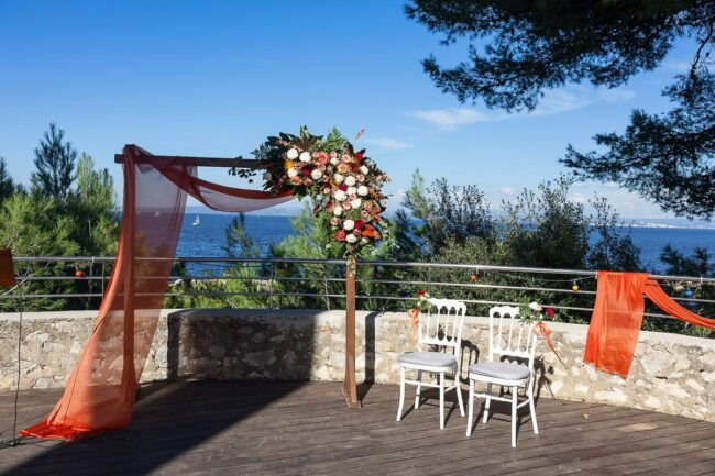 Reportage photo mariage centre de table Aubagne