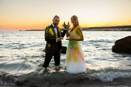 Reportage photo mariage dans l’eau