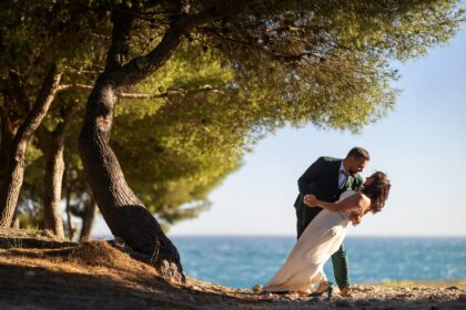Reportage photo mariage en bord de mer vers Martigues